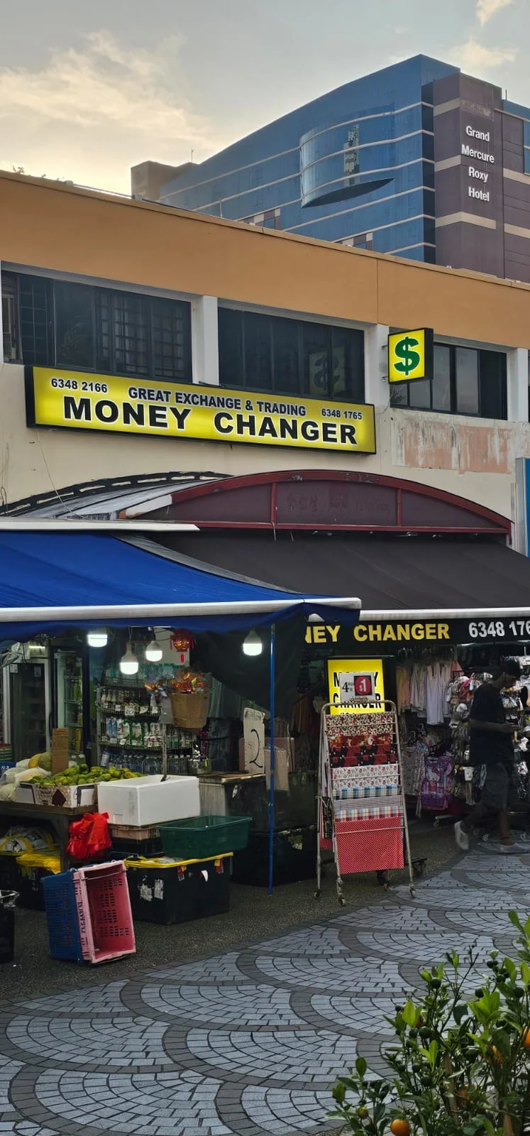 Great Exchange & Trading Marine Parade counter